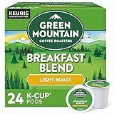 Green Mountain Coffee Roasters Breakfast Blend, Single-Serve Keurig K-Cup Pods, Light Roast Coffee, 24 Count