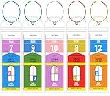 5 Pack Cruise Luggage Tag Holder for Royal Caribbean & Celebrity Cruise Ship Essentials in 2024 & 2025 by FUNMCAN, Clear Luggage Tags for Suitcases Cruise Accessories Cruise Essentials Must Haves