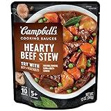 Campbell's Cooking Sauces, Hearty Beef Stew, 12 Oz Pouch