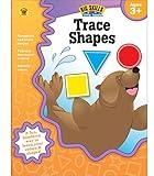 Big Skills for Little Hands® Trace Shapes Workbook—Learning Shapes, Colors, Fine Motor Skills, Tracing Activity Book for Preschool–Kindergarten (32 pgs)