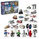 LEGO Star Wars 2024 Advent Calendar for Kids, Holiday Building Set with 18 Collectible Mini Toys and 6 Star Wars Figures, Star Wars Christmas Toy for Boys, Girls or Any Fan Ages 6 and Up, 75395