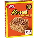 Betty Crocker REESE'S Peanut Butter Coffee Cake Mix with Brown Sugar Streusel Topping, 14.2 oz