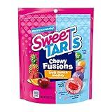 SweeTARTS Chewy Fusions Candy, Fruit Punch Medley, 9 Ounce