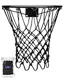 XXXYYY Black Basketball Net Outdoor Heavy Duty, 2022 Newest Professional On-Court Quality [6.88Ounce], Fits Outdoor Standard Size Hoop, All Weather Anti Whip-12 Loops