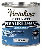 Varathane 200261H Water-Based Ultimate Polyurethane, Half Pint, Satin Finish