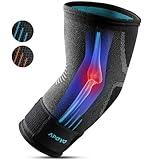 APOYO Elbow Brace for Tendonitis and Tennis Elbow, Compression Sleeve for Arthritis, Workouts, Reduce Joint Pain During Fitness Activity (Large)