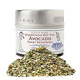 Everything But The Avocado Toast - Authentic Gourmet Spice Mix & Artisanal Seasoning - Non GMO- 1.9 oz - Small Batch - Magnetic Tin - Gustus Vitae