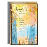 Dayspring Religious Thank You Card for Minister (Making a Difference) for Clergy Appreciation Day, Encouragement, Birthday