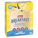 Carnation Breakfast Essentials Powder Drink Mix, Classic French Vanilla, 10 Count Box of 1.26 Ounce Packets (Pack of 6)