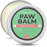 Paw Nectar Dog Paw Balm - Heals, Repairs & Restores Dry, Cracked & Damaged Paws - 100% Organic & Natural Cream Butter, Wax, Moisturizer & Protection for Dog Feet & Foot Pads - Effective & Safe - 2 Oz