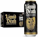 Liquid Death, Sparkling Mountain Water, 12-Pack (Tallboy Size 16.9oz Cans), Real Mountain Source, Natural Minerals & Electrolytes