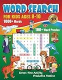 Word Search for Kids Ages 8-10: 100+ Word Puzzles with 1000+ words to make children more smart. Adventure Activity Book – Find useful words. Game to improve vocabulary and practice spelling.