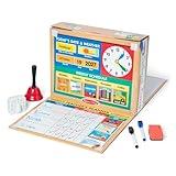 Melissa & Doug School Time! Classroom Play Set Game - Be Teacher or Student - FSC Certified