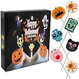 Fruidles Halloween Lollipop Suckers Candy, Spooky Candies, Great for Halloween Party Goody Bag Fillers, Individually Wrapped (12-Pack)