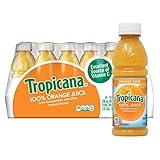 Tropicana 100% Orange Juice, 10 Fl Oz (Pack of 24) - Real Fruit Juices, Vitamin C Rich, No Added Sugars, No Artificial Flavors