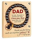 Dad Gifts from Daughter Son, Dad Birthday Gift Ideas, Father’s Day Gifts for Dad, Thank You Dad Gift, Unique Gifts for Dad, Daddy, Father, New Dad, Best Dad Gifts for Him, I Love You Dad Bracelet Gift