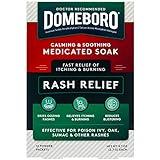 Domeboro Medicated Soak Rash Relief (Burow’s Solution), 12 Count (Pack of 1) - Packaging May Vary