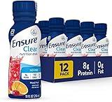 Ensure Clear Mixed Fruit Nutritional Drink | 8g Protein, 15 Vitamins & Minerals | Ready-to-Drink | Refreshing Taste | 10 fl oz -12 Pack*