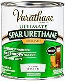 Rust-Oleum 9341 Ultimate Spar Urethane Oil Based, Quart, Satin