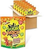 SOUR PATCH KIDS Apple Harvest Soft & Chewy Candy, Halloween Candy, 6 - 10 oz Bags