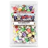 UpTop Treats Salt Water Taffy Individually Wrapped, 16 Flavor Assortment, 1 LB of Gourmet Fresh Saltwater Taffy, Old Fashioned Delicious Chewy Candy, Gluten Free, Kosher, Variety of Flavors, 16 oz Bag