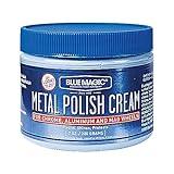 Blue Magic 400 Metal Polish Cream Non-Abrasive Tarnish and Oxidation Remover for Chrome, Aluminium, Brass, Copper, Sterling Silver and Stainless Steel, 7 oz., Pack of 1