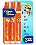 Tide Pen Stain Remover for Clothes, Tide To Go Pen, Instant Stain Remover Pen & Spot Cleaner, Portable & Travel-Friendly, Works on Food & Drink Stains, Fits in Purses & Bags, 3 Count (Pack of 1)