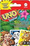 Mattel Games ​UNO Junior Card Game for Kids with Simple Rules, Levels of Play and Animal Matching for 2-4 Players