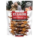 Pur Luv Dog Treats, K9 Kabobs for Dogs Made with Real Chicken and Duck, 12 Ounces, Healthy, Easily Digestible, Long-Lasting, High Protein Dog Treat, Satisfies Dog's Urge to Chew