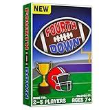 Fourth Down™ - New! The Excitement of Football in a Card Game! As Featured in New York Magazine, Perfect for Gifts, Super Bowl, Parties, and More! Loved by The Whole Family. 2-5 Players, Ages 7+