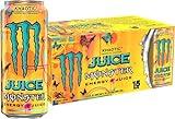 Monster Energy Juice Monster Khaotic Tropical Orange, Energy + Juice, Energy Drink, 16 Ounce (Pack of 15)