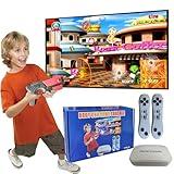 Damcoola Game Console with 900+ Games, Handheld Retro Video Game Console for Kids& Adults, Game System with AR Gun Game,2 Game Controller, TV Plug& Play, Xmas Birthday Toy for Boys& Girls Age 3 +