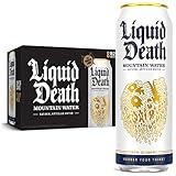 Liquid Death, Still Mountain Water, 8-Pack (King Size 19.2oz Cans), Real Mountain Source, Natural Minerals & Electrolytes