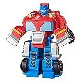 Transformers Playskool Heroes Rescue Bots Academy Team Optimus Prime, 4.5-Inch Action Figure, Converting Robot Toy, Ages 3 and Up