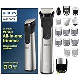 Norelco Philips Multigroom Series 7000, Mens Grooming Kit with Trimmer for Beard, Head, Hair, Body, Groin, and Face - NO Blade Oil Needed, MG7910/49