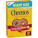 Cheerios Cereal, Limited Edition Happy Heart Shapes, Heart Healthy Cereal With Whole Grain Oats, Giant Size, 20 oz