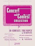 Concert and Contest Collection: Piano Accompaniment - Bb Cornet, Trumpet or Baritone (Rubank Educational Library)