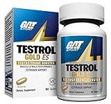 GAT SPORT Testrol Gold ES, Tribulus, DIM, Zinc, Longjack, Fenugreek, Saw Palmetto, Estrogen Balance, 60 Tablets