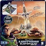 Mattel Disney Pixar Lightyear Blast-Off Blitz Skill & Action Puck-Flipping Game with Team Play for 2 to 8 Players, Movie Themed, Gift for Kids & Lightyear Fans Ages 8 Years & Up