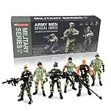 MQSTARSRISE Army Men Soldiers Toy for Boys Age 4-7,Military Soldier Playset Military Figures for Boys,Army Men Action Figure with Weapon,Army Toy Set for Boys 3+