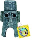 Penn-Plax Spongebob Squarepants Squidward’s Easter Island Home - Officially Licensed Aquarium Ornament - Medium (SBR11)