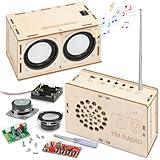 Stem Projects Toys for Boys age 8-12 12-14 Science Kit Building Own Bluetooth Speaker & FM Radio DIY Electronics Kit Science Experiments Kid 9-12 Boy Toys Birthday Gift 8 9 10 11 13 Year Old Teen Girl