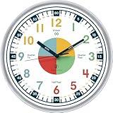 OWLCONIC Clock for Kids Learning to Tell Time, Telling Time Teaching Clock for Kids, Wall Clock Kids, Classroom Clock, Kids Learning Clock, Kids Clocks for Bedrooms.