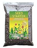 Seed Starter Natural Potting Soil Mix for Germination and Growth (Made in USA) (4 Dry Quarts)