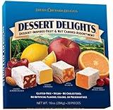 Liberty Orchards, Dessert Delights - Fruit and Nut Candies - Turkish Delights Lokum Candy - Natural, Vegan, Gluten-Free - 10 Oz.