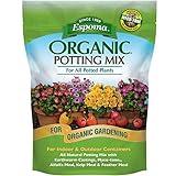 Espoma Organic Potting Soil Mix - All Natural Potting Mix For All Indoor & Outdoor Containers Including Herbs & Vegetables. For Organic Gardening, 8qt. bag. Pack of1