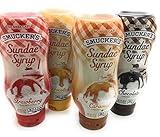 Smuckers Sundae Syrup Chocolate, Caramel, Butterscotch, and Strawberry (Variety Pack of 4)