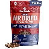 Pawstruck All Natural Air Dried Dog Food w/Real Beef - Grain Free, Made in USA, Non-GMO & Vet Recommended - High Protein Limited Ingredient Full-Feed - for All Breeds & Ages - 2.5oz Trial Bag