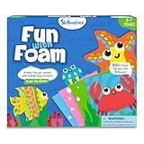 Skillmatics Art Activity - Fun with Foam Underwater Animals, No Mess Felt Sticker Art for Kids, Craft Kits, DIY Activity, Gifts for Boys & Girls Ages 3, 4, 5, 6, 7, Travel Toys