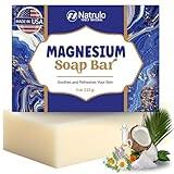 Dead Sea Magnesium Soap Bar – Deep Cleansing, Moisturizing Body Soap for Dry Itchy and All Skin Types – Shower Soap Soothes Muscles and Joints – All-Natural Exfoliating Face and Body Wash Made in USA